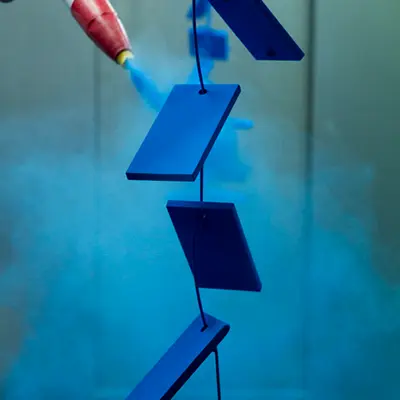 Controlo de lotes em linha de pintura